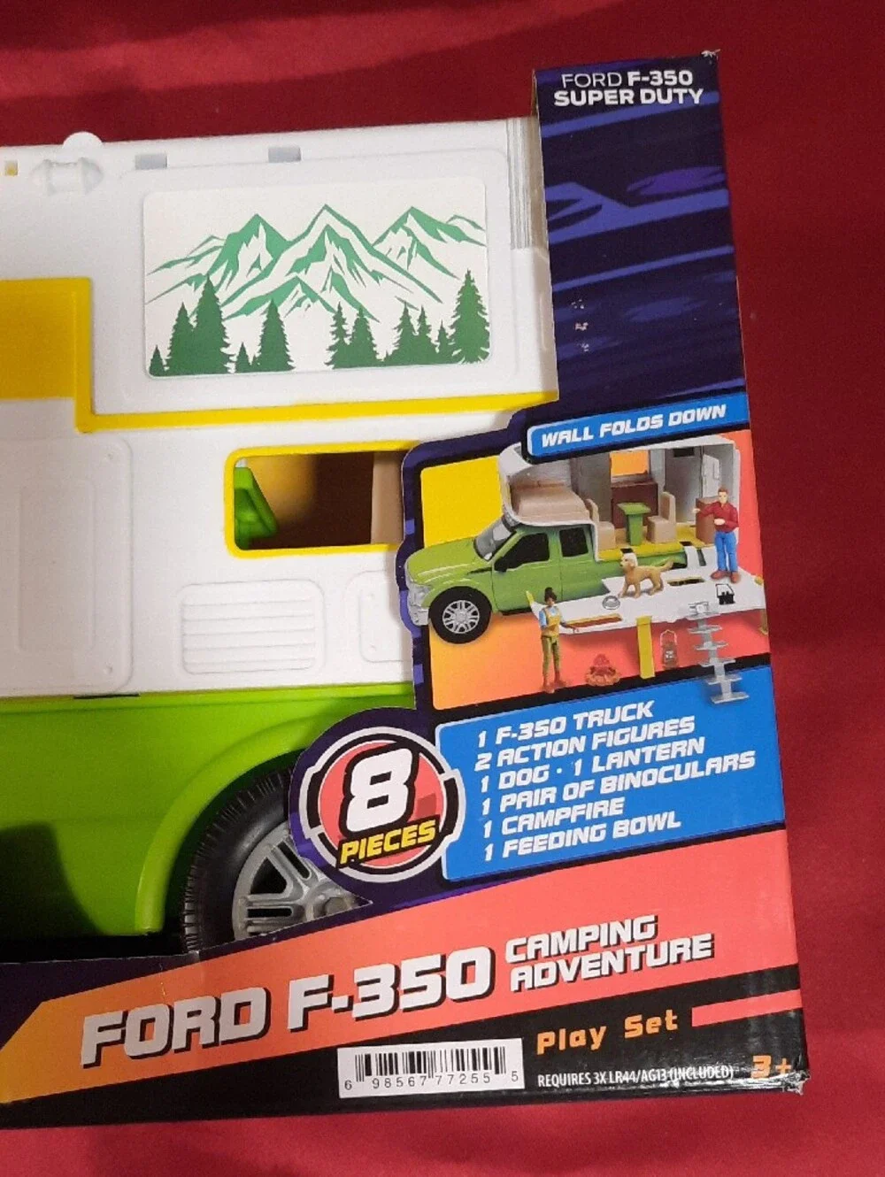 Adventure Force Ford F-350 Camping Playset With 8 Piece Accessories
